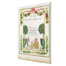 Vignette of 'Eau de Fleur d'Orange' Canvas Prints