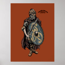 Viking age king of the danes poster