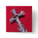 Viking amulet in the shape of a cross buttons