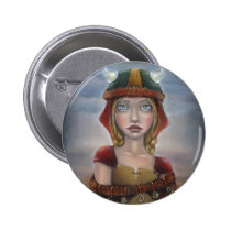 Viking Girl buttons