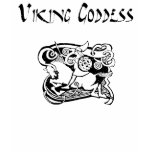 Viking Goddess Scandanavian womens T t-shirts