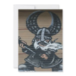 Viking guitarist Graffiti, Berlin, Germany invitations