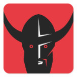 Viking Head Stickers