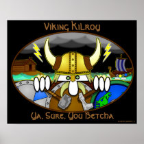 Viking Kilroy Poster