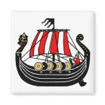 Viking Long Ship for Vikings magnets
