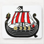 Viking Long Ship for Vikings mousepads