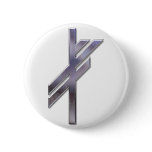 Viking Rune-luck-silver buttons
