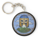 Viking Shield Keychain - Valhalla