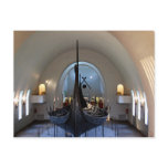 viking ship postcard