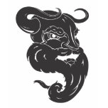 Viking Solid Black Logo Design T-shirts