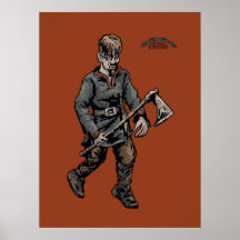 Viking warrior print