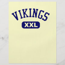 Vikings XXL Blue Personalized Flyer