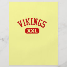 Vikings XXL Red Full Color Flyer