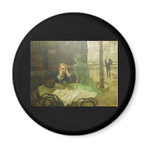 Viktor Oliva. Absinthe Drinker Refrigerator Magnets