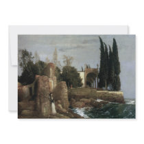 Villa By The Sea by Arnold Bocklin