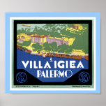 Villa Igiea Palermo Poster