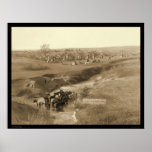 Villa of Brule Indian Lakota Tipi Camp SD 1891 posters