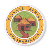 Village Africa Fridge Magnet!