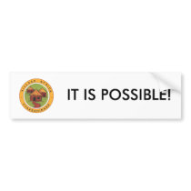 Village Africa It is Possible Bumper Sticker bumper stickers