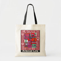 Village - Aftrican Art Bags