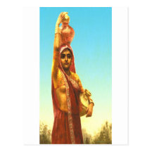 Village Belle Postcard