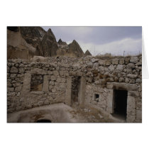 Village, Cappadocia, Anatolia, Turkey Card
