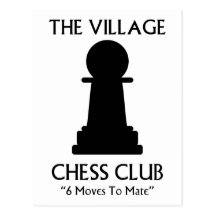 Village Chess Club Post Cards