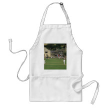 Village cricket, low Bradford, South Yorkshire, U. Apron
