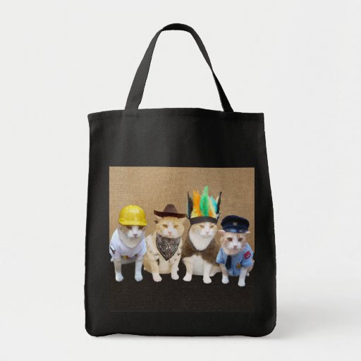 Village Kitties Canvas Bag