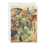 Village of Gardanne by Paul Cézanne invitations
