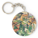 Village of Gardanne, Paul Cézanne keychains