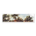 Village Of The Watermills By Hobbema Meindert (Bes bumper stickers