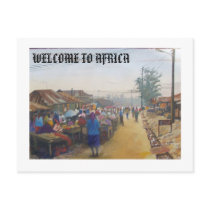 village people, WELCOME TO AFRICA Postcard