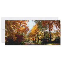 Village Street in Autumn