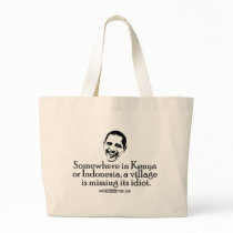Villiage Idiot Canvas Bag
