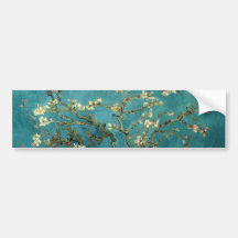 Vincent Van Gogh - Blossoming Almond Tree Blossoms Bumper Stickers