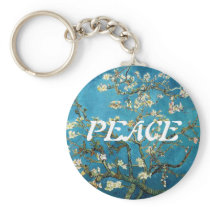Vincent van Gogh, Blossoming Almond Tree Keychains