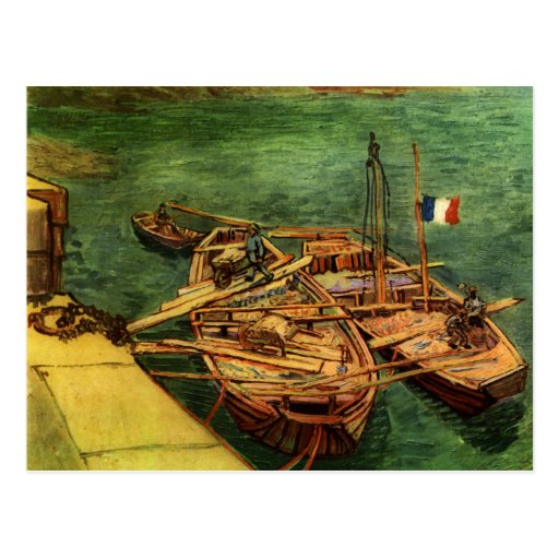Vincent Van Gogh Boats Postcards
