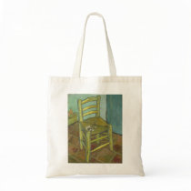 Vincent Van Gogh - Chair with Bandage Tote Bags