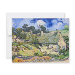 Vincent Van Gogh - Cottages with Thatched Roofs invitations
