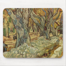 Vincent Van Gogh -  Landscape Trees Mousepads