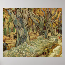 Vincent Van Gogh -  Landscape Trees Poster