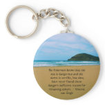 Vincent van Gogh motivational quote keychains