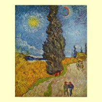 Vincent van Gogh - Road with Cypresses posters