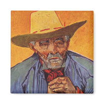 Vincent Van Gogh - Self Portrait Elderly Fridge Magnet
