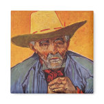 Vincent Van Gogh - Self Portrait Elderly magnets