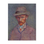 Vincent Van Gogh Self Portrait Suit Postcard