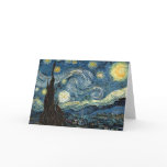 Vincent van Gogh Starry Night Greeting Card