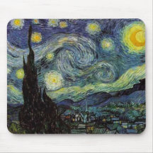 Vincent van Gogh - Starry Night Mousepads