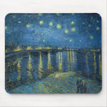 Vincent Van Gogh Starry Night Over the Rhone Mousepad